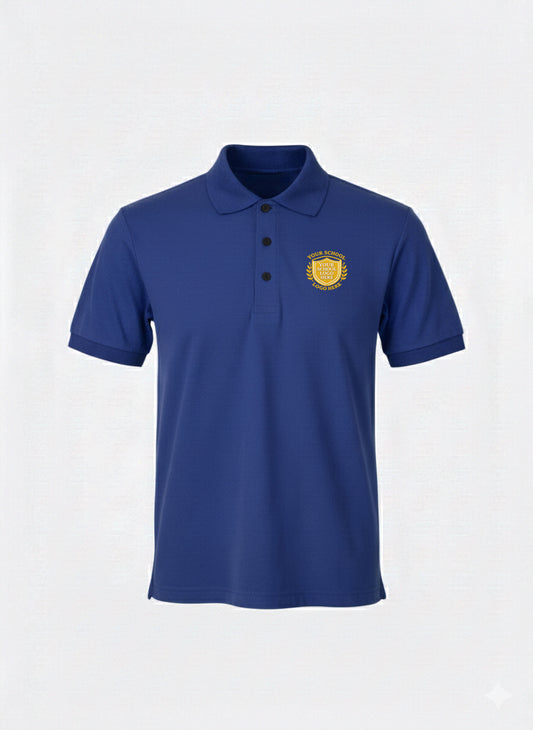 Navy Premium Sports Polo Shirt - Left Chest Embroidered