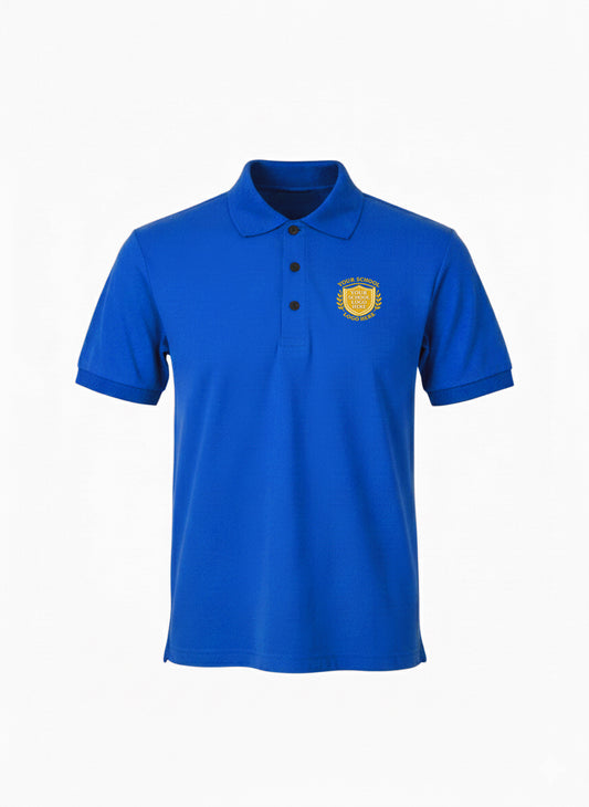 Royal Blue Premium Sports Polo Shirt - Left Chest Embroidered