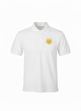 White Premium Sports Polo Shirt - Left Chest Embroidered
