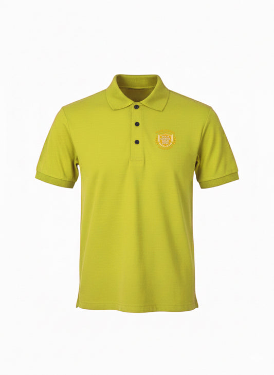 Yellow Premium Sports Polo Shirt - Left Chest Embroidered