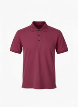 Maroon Premium Sports Polo Shirt - Left Chest Embroidered
