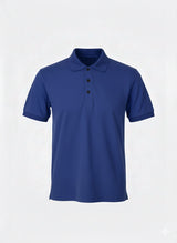 Navy Premium Sports Polo Shirt - Left Chest Embroidered
