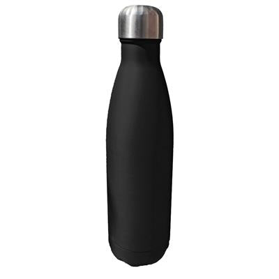 Black 500ml Insulated Water Bottle