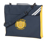Navy/Gold Junior Contrast Despatch Bag - Bag Decoration

