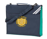 Navy/Jade Junior Contrast Despatch Bag - Bag Decoration
