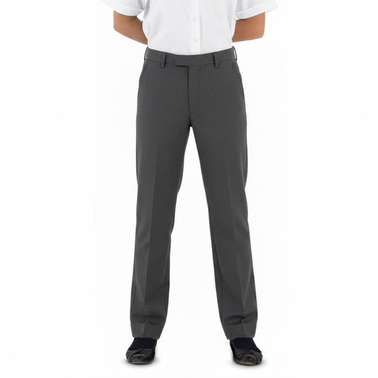 Grey Girls' Standard Fit Trousers