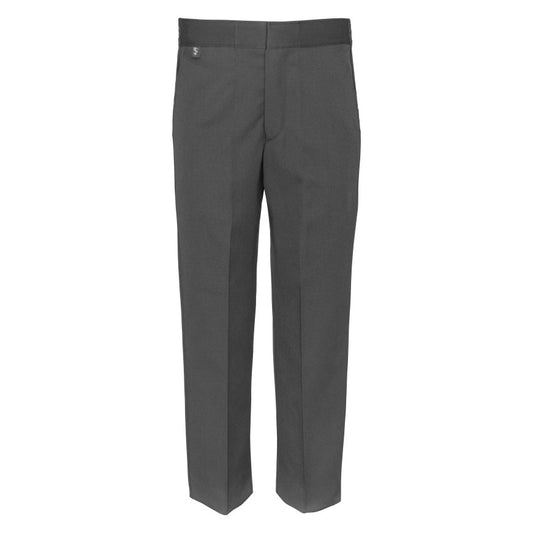 Grey Boys' Slim Fit Trousers