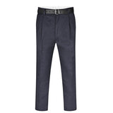 Grey Secondary Boys' Regular Fit Trousers - Leg and Hip Print - Left Hip
