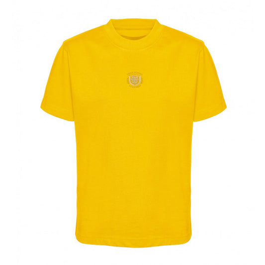 Gold T-Shirt - Centre Chest Print
