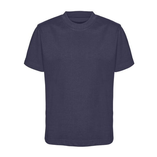 Navy T-Shirt - Left Chest Embroidered