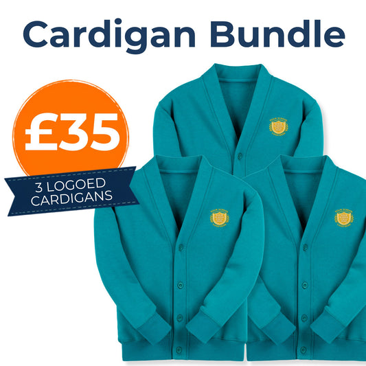 Turquoise Essential Sweatcardigan Bundle