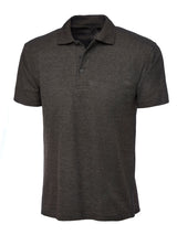 Charcoal Grey Cotton Blend Polo Shirt - Left Chest Embroidered
