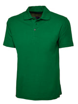 Kelly Green Cotton Blend Polo Shirt - Left Chest Embroidered
