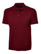 Maroon Cotton Blend Polo Shirt - Left Chest Embroidered
