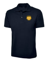 Navy 50/50 Cotton Blend Polo Shirt - Left Chest Embroidered
