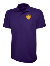 Purple 50/50 Cotton Blend Polo Shirt - Left Chest Embroidered
