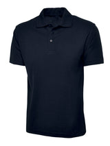 Navy Children's Cotton Blend Polo Shirt - Left Chest Embroidered

