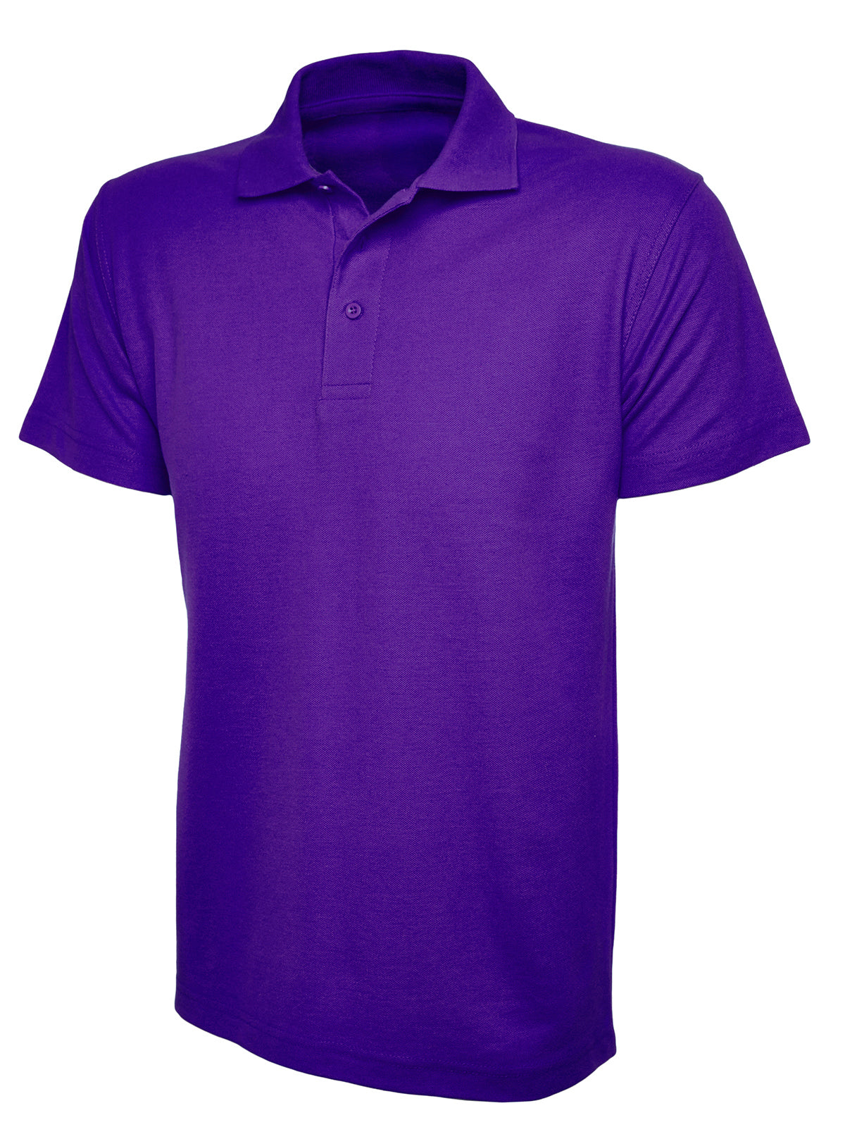 Purple Children's Cotton Blend Polo Shirt - Left and Right Chest