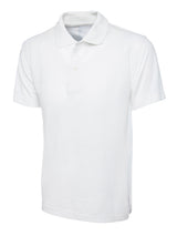 White Children's Cotton Blend Polo Shirt

