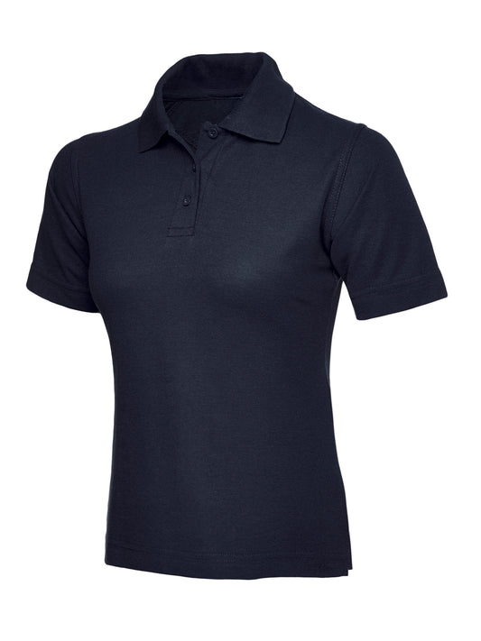 Navy Ladies Classic Polo Shirt - Left Chest Embroidered
