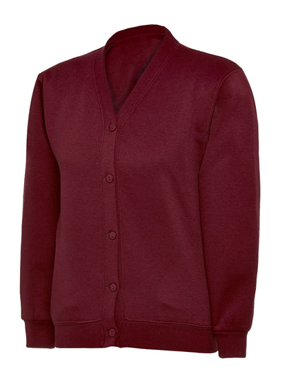 Cotton Blend Sweat Cardigan