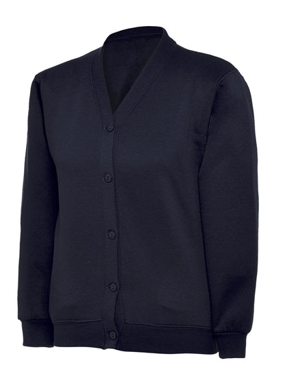 Cotton Blend Sweat Cardigan
