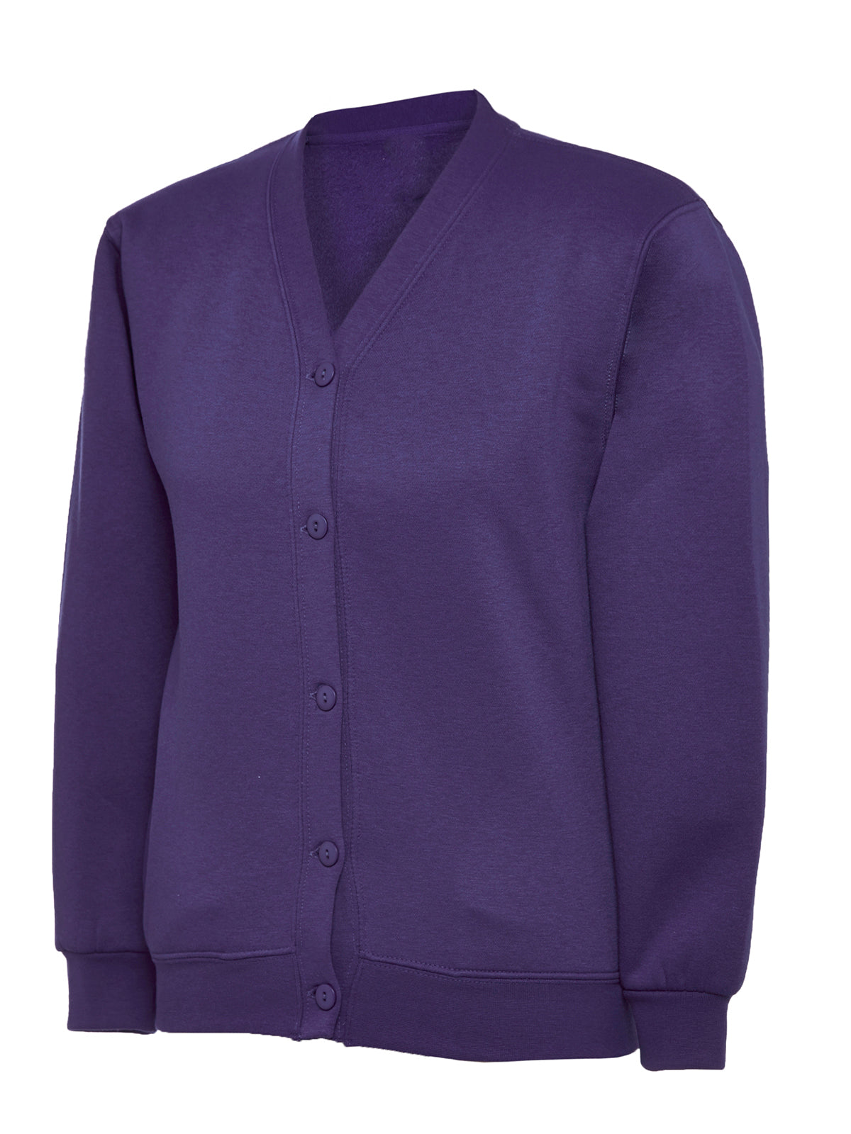 Cotton Blend Sweat Cardigan