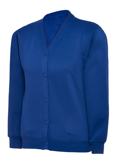 Cotton Blend Sweat Cardigan