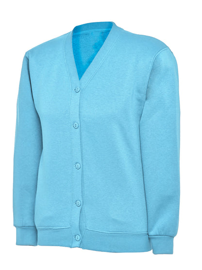 Cotton Blend Sweat Cardigan