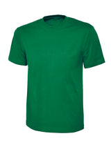 Kelly Green 100% Cotton T-Shirt - Left Chest Embroidered
