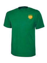 Kelly Green 100% Cotton T-Shirt - Left Chest Embroidered

