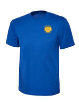 Royal Blue 100% Cotton T-Shirt - Left Chest Embroidered
