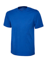 Royal Blue 100% Cotton T-Shirt - Left Chest Embroidered
