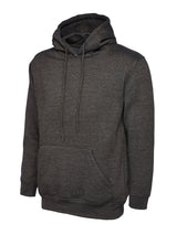 Charcoal Grey Cotton Blend Hoodie - Back and Left Chest with Names - Lvrs 2026 Left Chest logo | Lvrs 26 hoodies -CB with names
