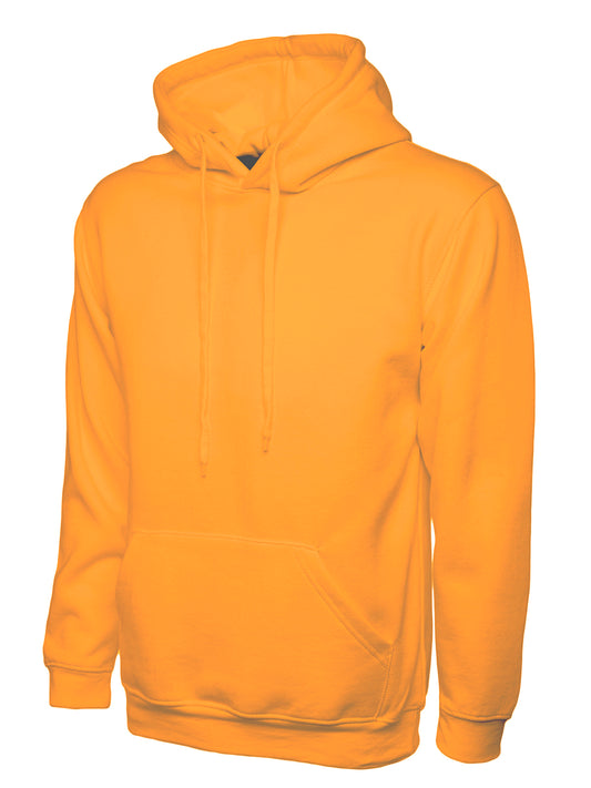 Orange Cotton Blend Hoodie - Back and Left Chest with Names - Lvrs 2025 Left Chest logo | Lvrs 2026 Left Chest logo | Lvrs 26 hoo...