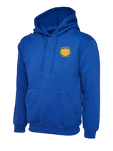 Royal Blue Cotton Blend STAFF Hoodie - Left Chest Embroidered
