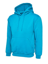 Sapphire Blue Cotton Blend Hoodie - Back and Left Chest with Names - Lvrs 2026 Left Chest logo | Lvrs 26 hoodies -CB with names
