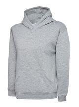 Heather Grey Children's Cotton Blend Hoodie - Back and Left Chest with Names - Lvrs 2026 Left Chest logo | Lvrs 26 hoodies -CB with names
