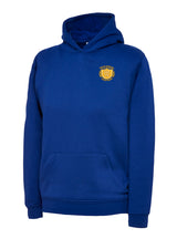 Royal Blue Children's Cotton Blend Hoodie - Left Chest Embroidered
