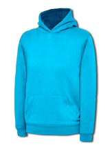 Sapphire Blue Children's Cotton Blend Hoodie - Back and Left Chest with Names - Lvrs 2025 Left Chest logo | Lvrs 2025 Right Chest Logo | Lvrs 25 ho...
