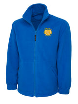 Royal Blue Full Zip Micro Fleece - Left Chest Embroidered
