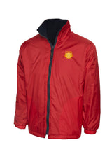 Red/Navy Reversible Fleece Jacket - Left Chest Embroidered (Staffwear)
