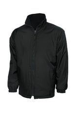 Black Reversible Fleece Jacket - Left Chest Embroidered (Staffwear)
