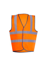 Orange Hi-Vis Vest - Back Print
