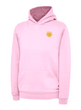 Pink Cotton Blend Hoodie - Back and Left Chest Print
