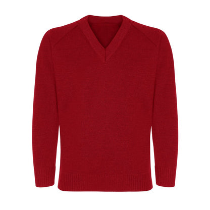 Classic Knitted V-Neck Sweater