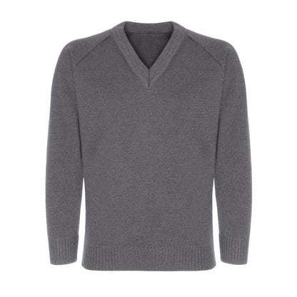 Classic Knitted V-Neck Sweater