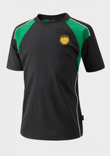 Black/Emerald EncoRe T-Shirt - Left Chest Embroidered
