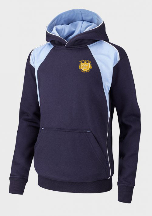 Navy/Sky EncoRe Hoodie - Back and Left Chest Print