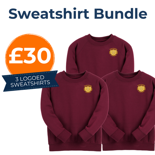 Bordeaux Classic Sweat Shirt Bundle